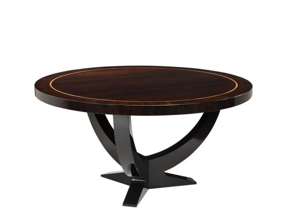Neu Casa Padrino designer luxury mahogany dining table 150 x H. 78 cm - Hotel Table Furniture