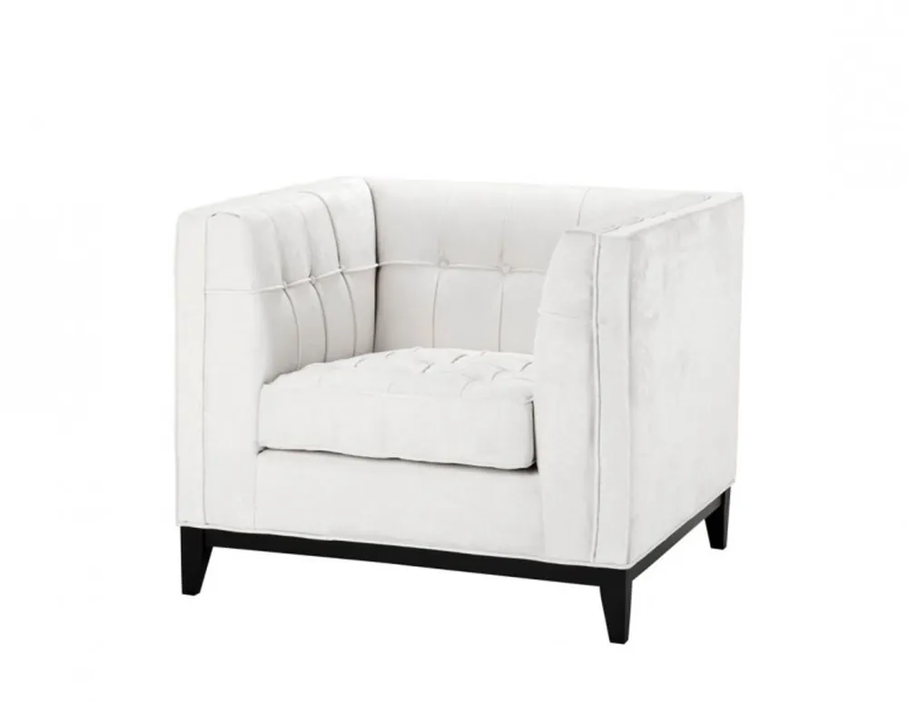 Casa Padrino luxury designer hotel armchair white - Luxury Armchair Schneller Versand