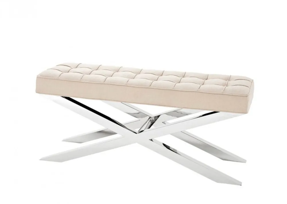 Günstig Casa Padrino luxury bench 120 x 42.5 x H. 53.5 cm - Luxury Collection