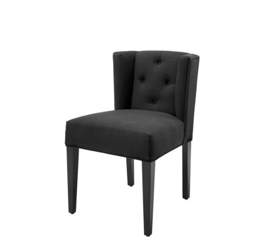 Preiswert Casa Padrino luxury dining room chair black - Club Hotel Furniture