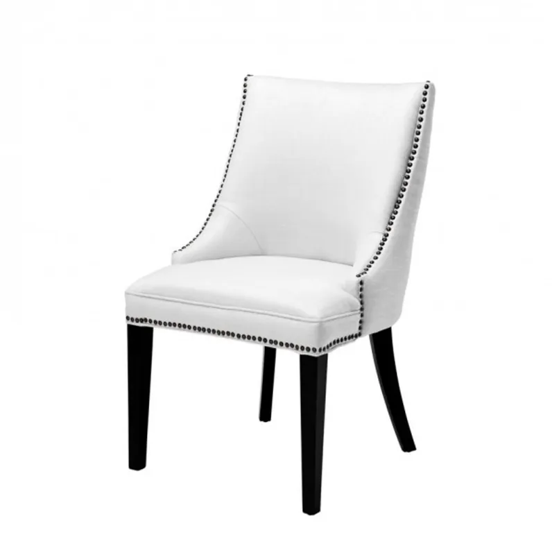 Finale Aktion Casa Padrino luxury birch wood dining room chair cream - Luxury Hotel Furniture