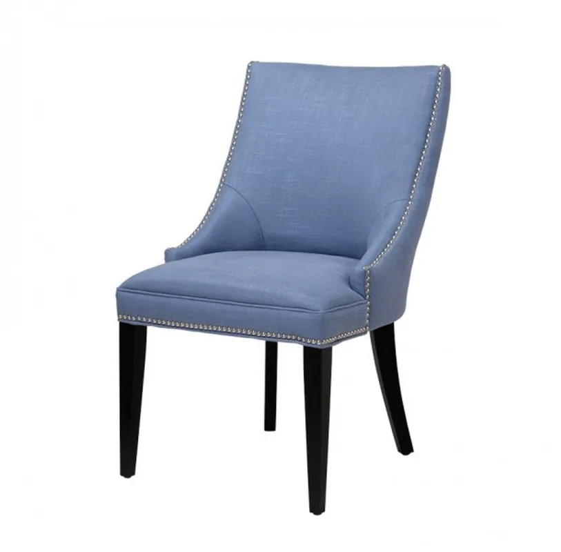 Casa Padrino luxury dining room chair light blue - Luxury Hotel Furniture Neu