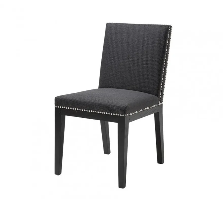 Abverkauf Casa Padrino luxury oak wood dining room chair anthracite - Hotel Restaurant Chair