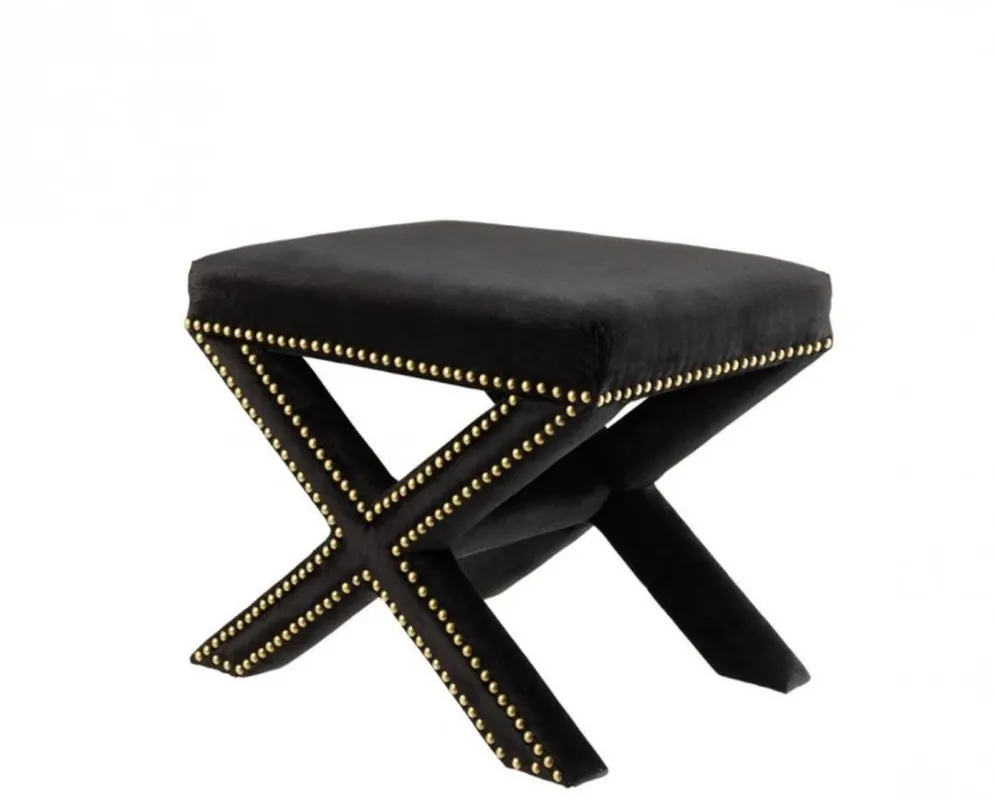 Casa Padrino luxury stool black 51 x 37 x H. 42 cm - Luxury Collection Top-Preis
