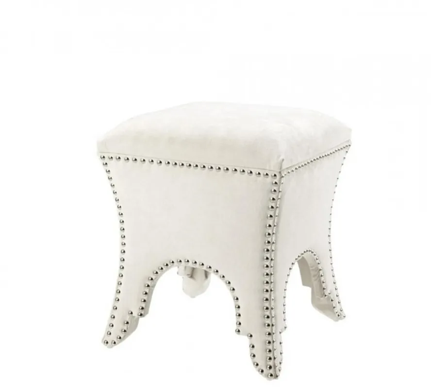 Direkt Vom Hersteller Casa Padrino luxury stool white 39 x 39 x H. 45 cm - Luxury Quality