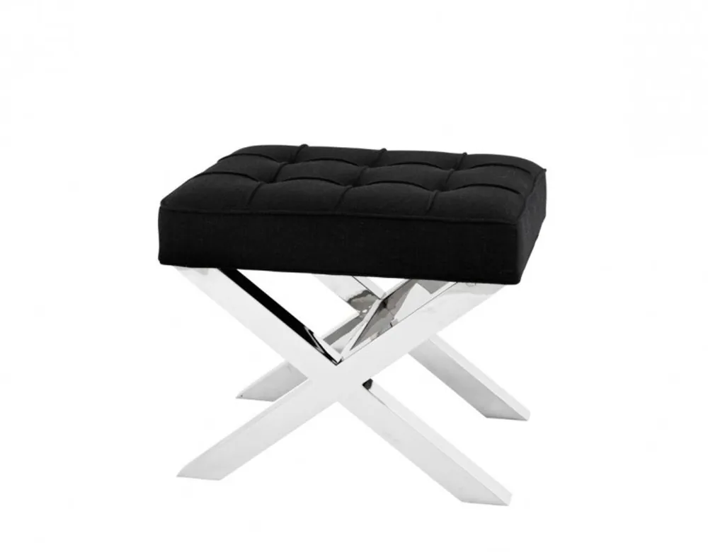 Casa Padrino luxury seat stool 59 x 45.5 x H. 50.5 cm - Designer Hotel Stool Billig