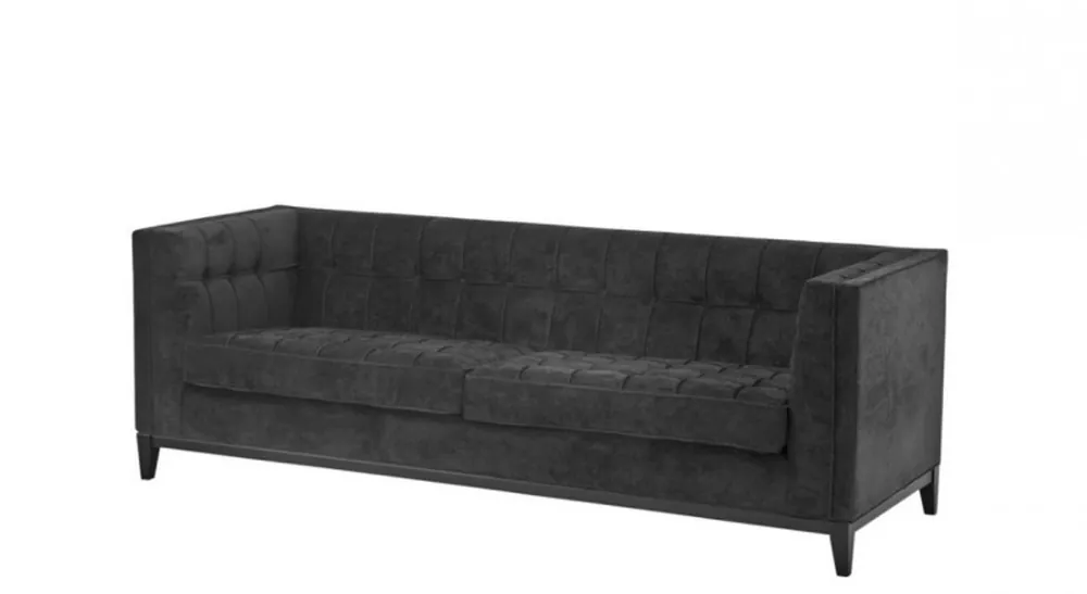 Casa Padrino luxury sofa black - Living Room Furniture Preisreduziert