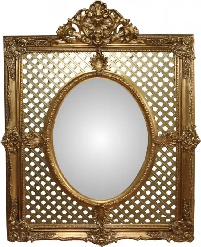 Neuheit Casa Padrino Baroque luxury mirror gold B 101 cm, H 141 cm - precious & sumptuous