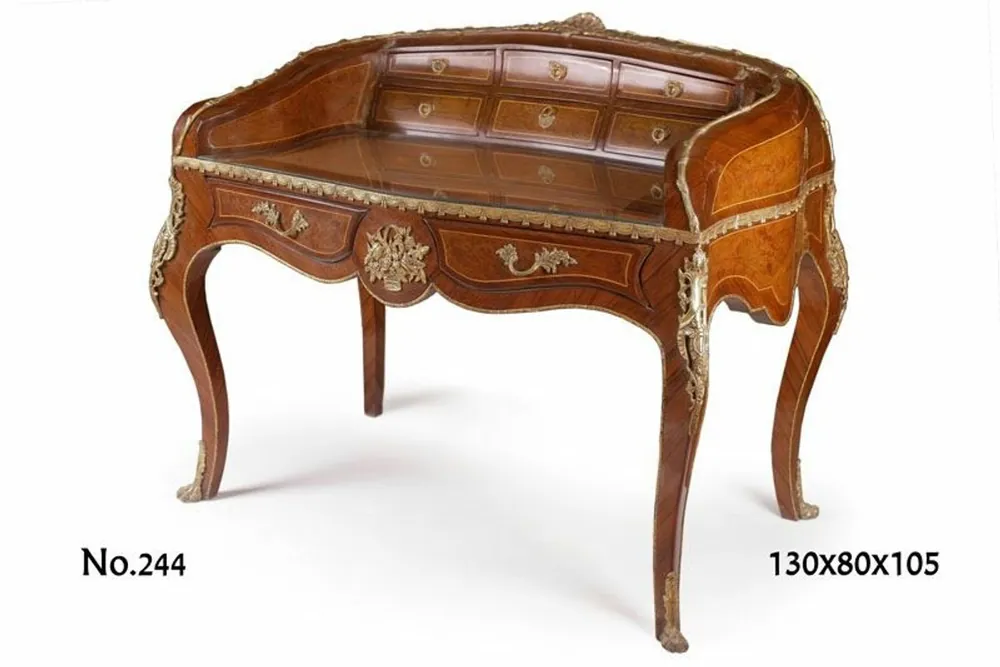 Casa Padrino baroque desk / secretary 130 x 80 x H. 105 cm - french style Wochenendangebot