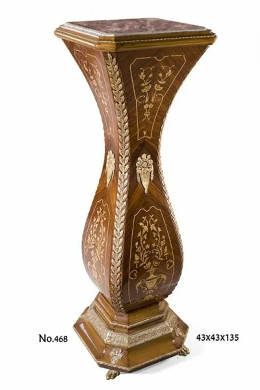Casa Padrino baroque column 43 x 43 x H. 135 cm - luxury quality Echt