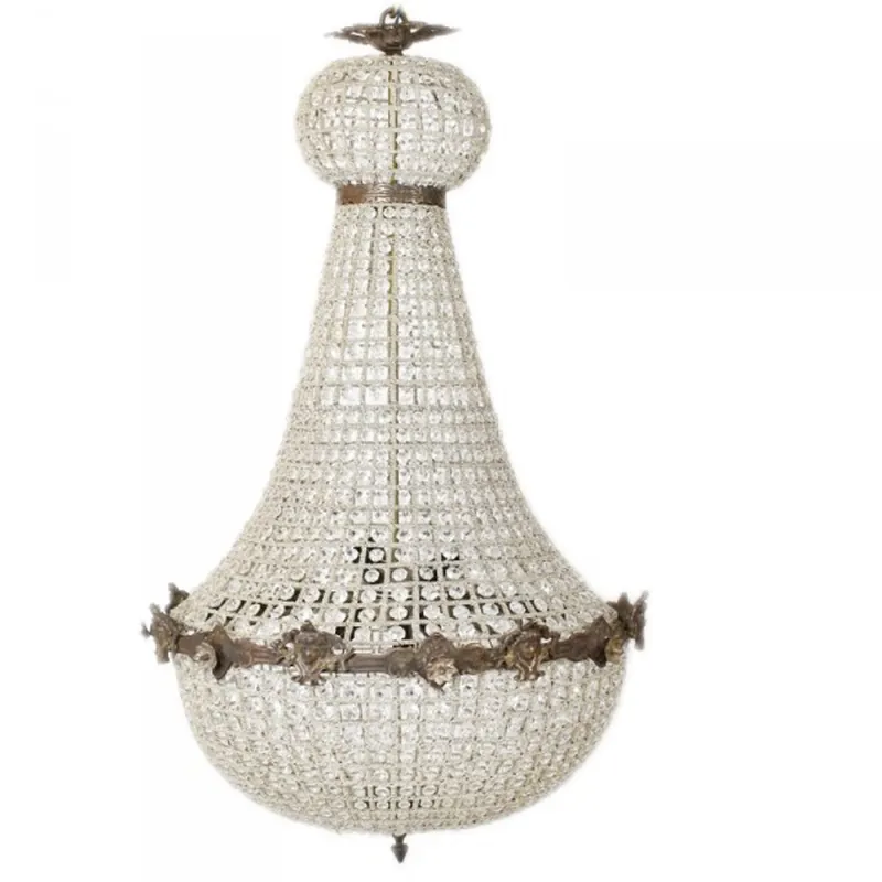 Jetzt Bestellen Casa Padrino Luxury Baroque ceiling hanging light 60 x H 110 cm - glass / oxide