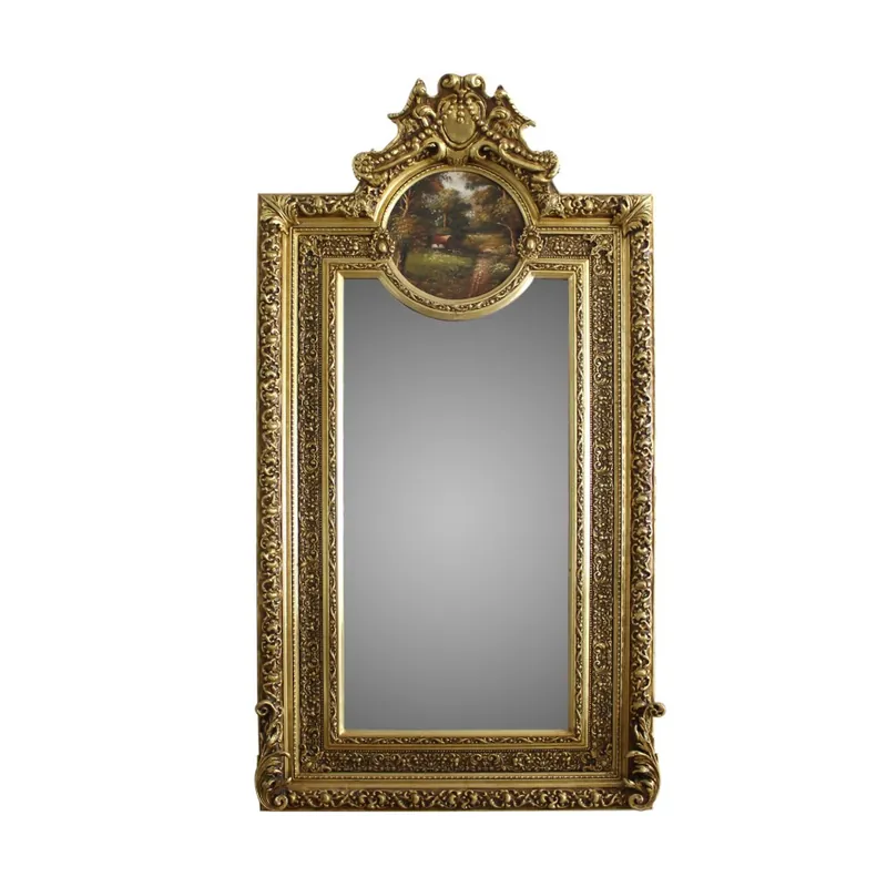 Casa Padrino Antique Style Mirror 105 x H. 192 cm - Baroque Wall Mirror Günstig