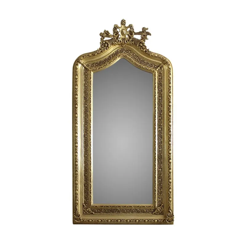 Casa Padrino Luxury Wall Mirror 110 x H. 210 cm - Baroque Mirror Direktkauf