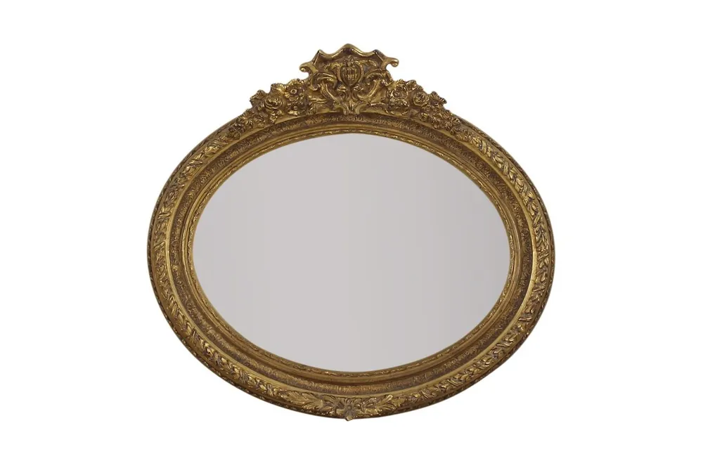 Casa Padrino Baroque Wall Mirror 100 x H. 70 cm - Luxury Mirror Jetzt Bestellen