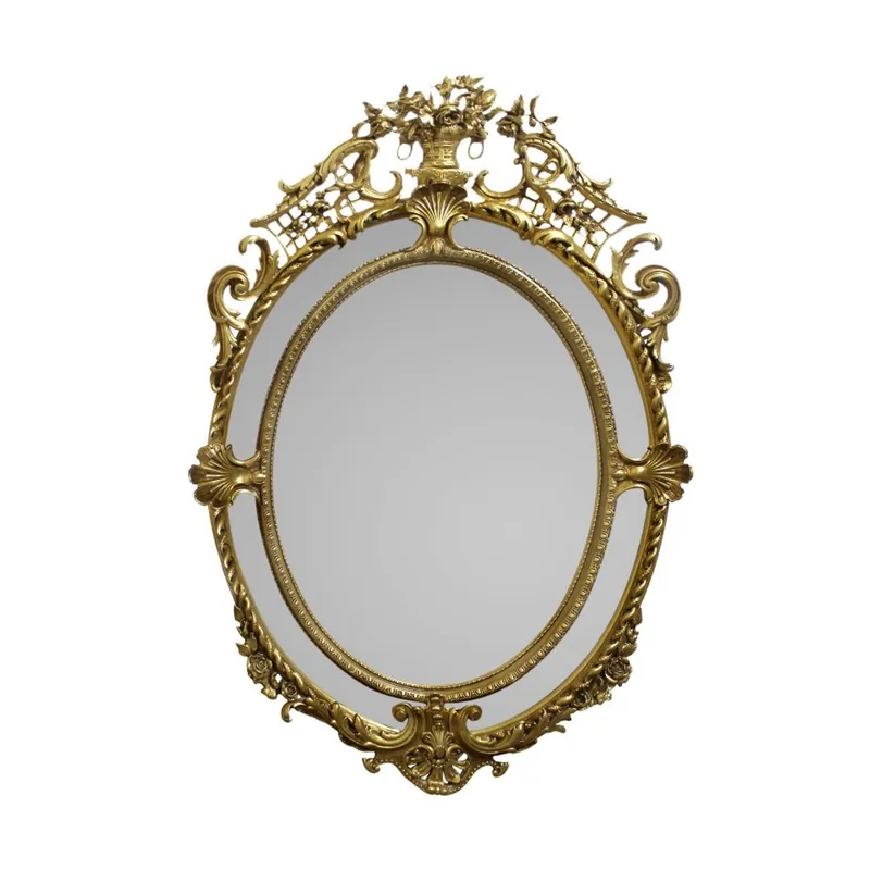Garantierte Lieferung Casa Padrino Luxury Baroque Mirror 85 x H. 115 cm - Noble & Sumptuous