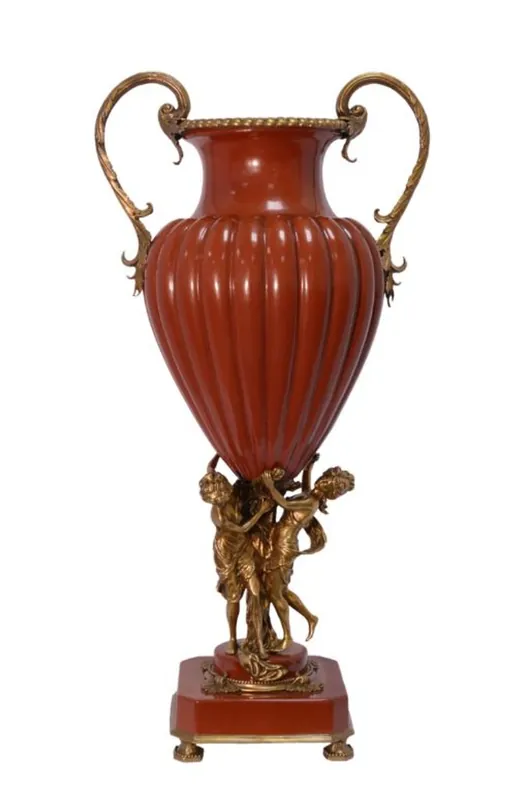Sonderangebot Casa Padrino baroque porcelain vase with 2 handles - luxury collection