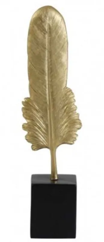 Preiswert Casa Padrino Designer Hotel Decoration 7 x 5.5 x H. 27 cm - Metal Feather