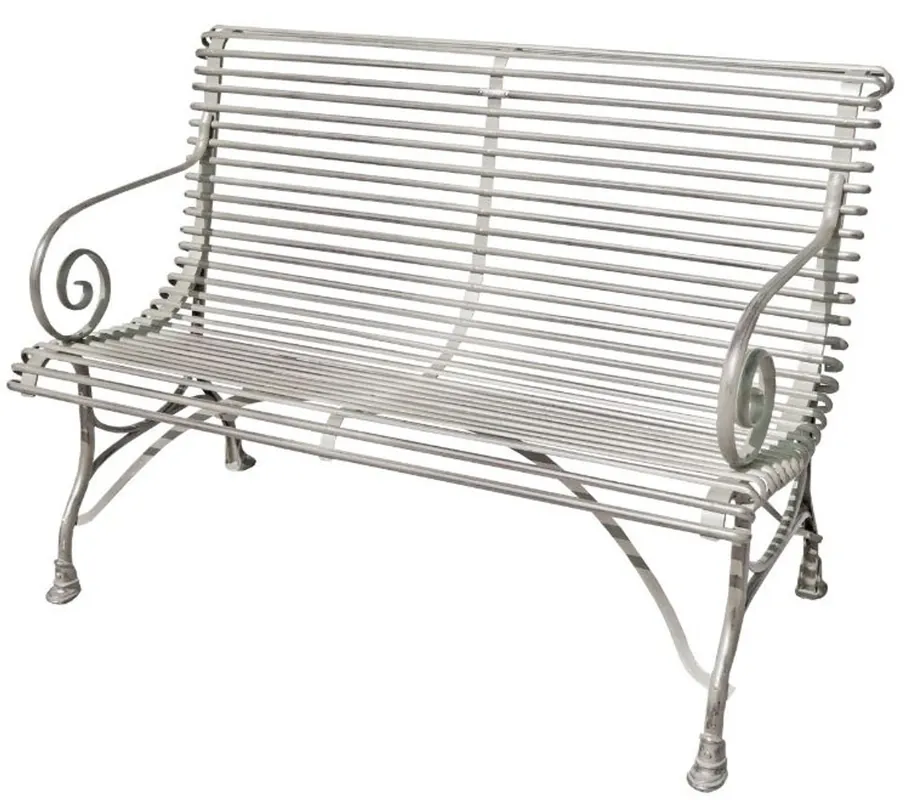 Günstig Casa Padrino 2 Seater Garden Bench - Vintage Wrought Iron Bench