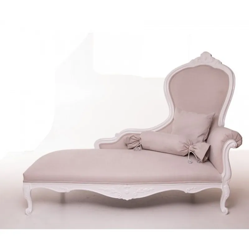 Nur Für Kurze Zeit Casa Padrino Luxury Baroque Chaiselonge Cream / Old White Furniture - Luxury Hotel Collection