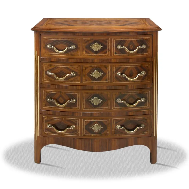 Casa Padrino baroque commode with 4 drawers 80 x 40 x H. 85 cm - Antique Furniture Versand Am Gleichen Tag