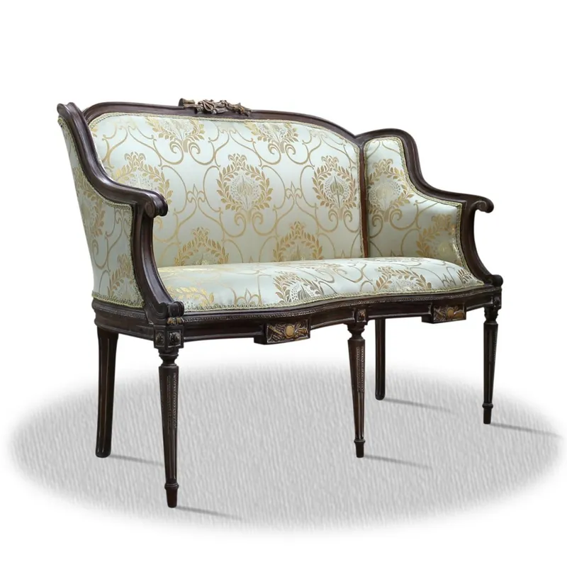 Casa Padrino baroque 2 seat bench with pattern 120 x 45 x H. 90 cm Top-Preis