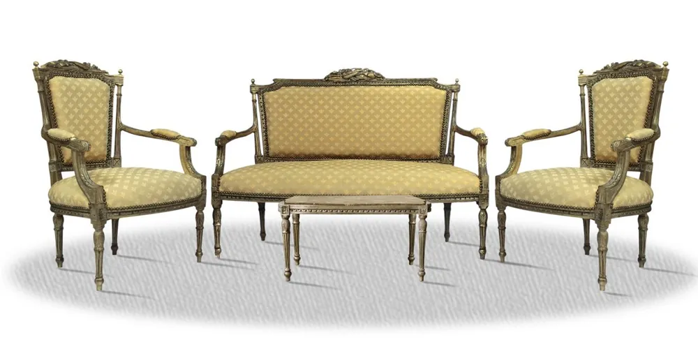 Aktuell Casa Padrino baroque salon set vintage brown - Antique Style Collection