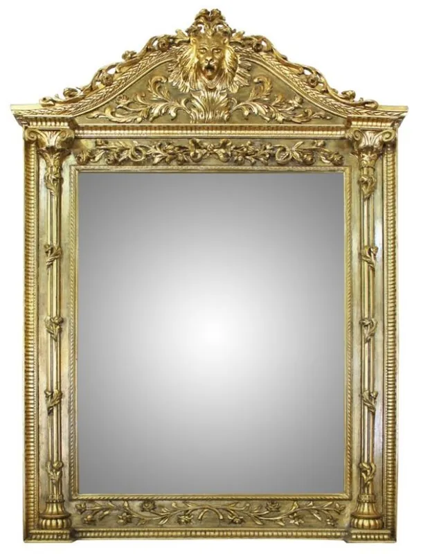 Solange Der Vorrat Reicht Casa Padrino baroque wall mirror gold 130 x H. 210 cm - Hotel Furniture Mirror
