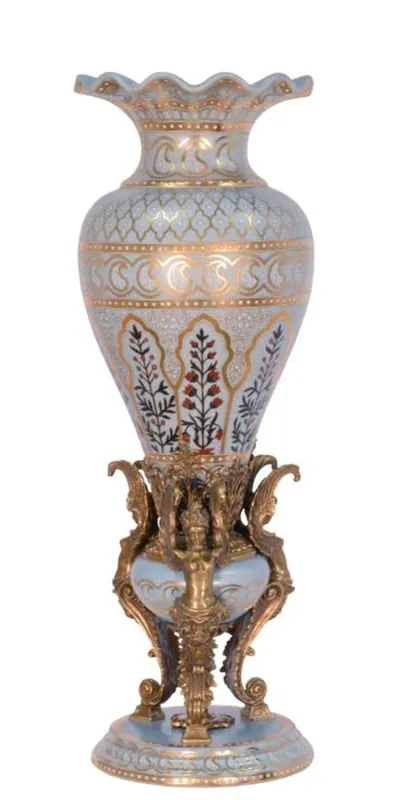 Casa Padrino porcelain vase Diameter 19.8 x H. 57.2 cm - Hotel Restaurant Furniture Preis Gesenkt