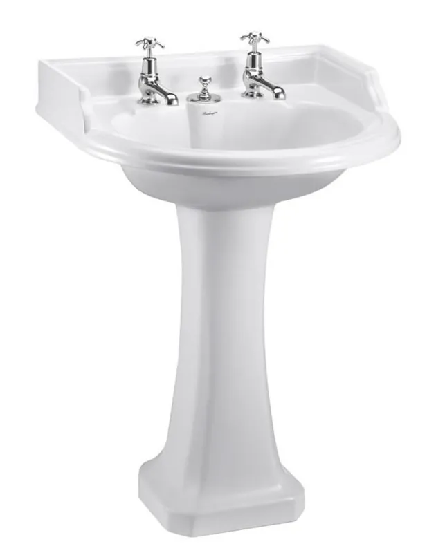 Top-Preis Casa Padrino art deco washbasin with 2 tab holes - Porcelain Washbasin