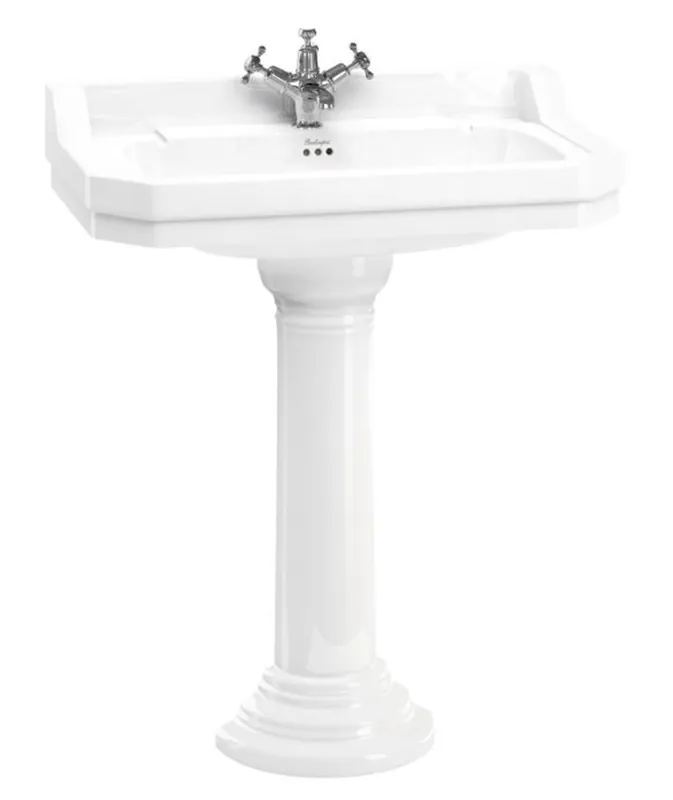 Casa Padrino luxury porcelain washbasin with pedestal 80 x 51 x H. 95 cm - Luxury Collection Jetzt Kaufen