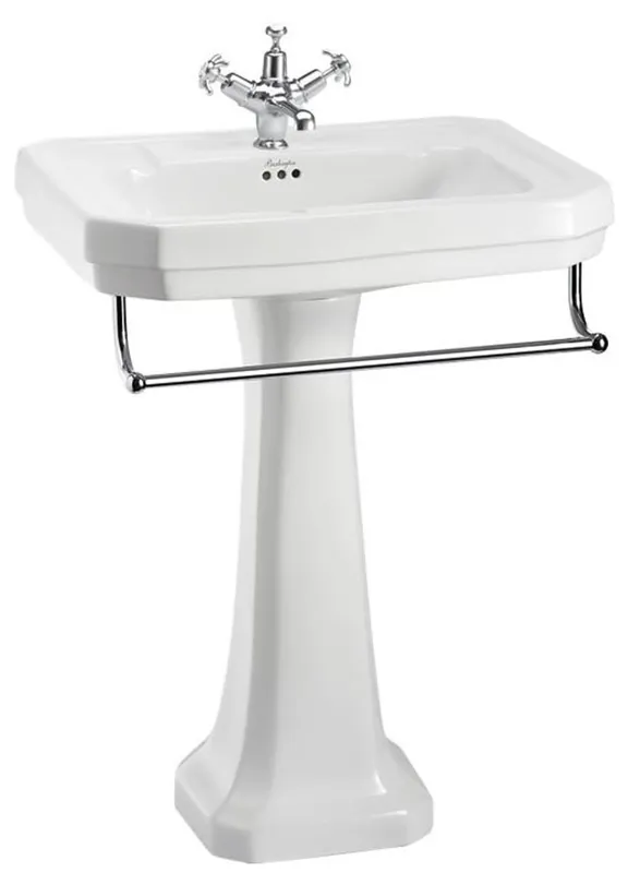 Casa Padrino porcelain washbasin with pedestal and towel holder - Luxury Collection Günstig