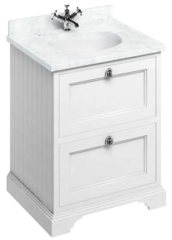 Casa Padrino washing cabinet / washbasin with marble top and 2 drawers - Luxury Edition Solange Der Vorrat Reicht