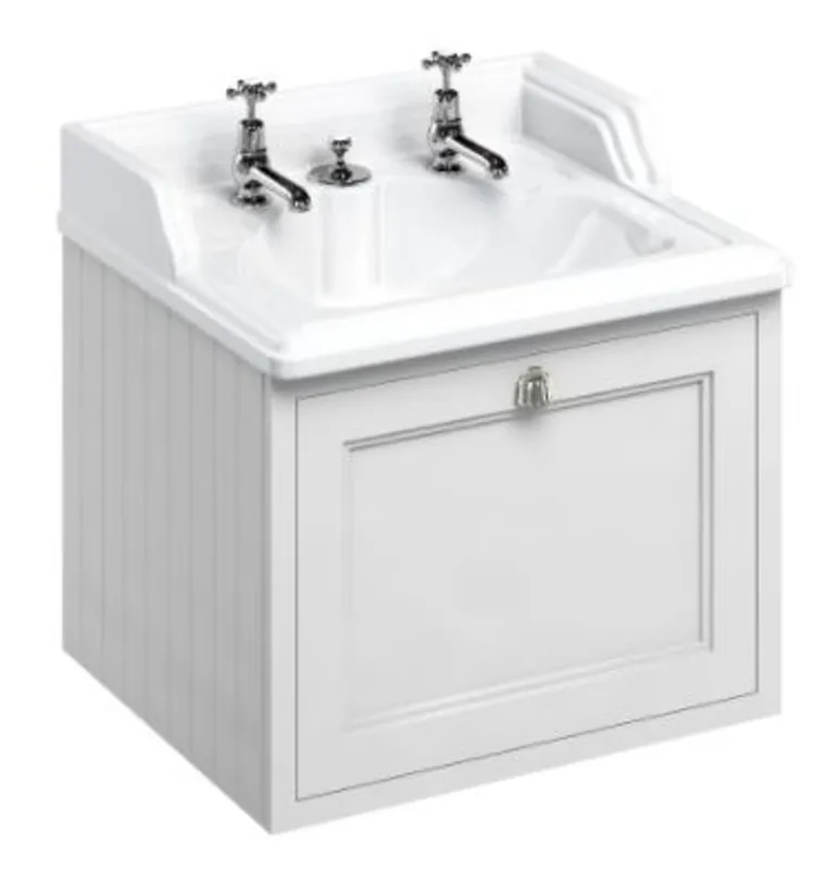 Markenprodukt Casa Padrino luxury hanging washing cabinet / washbasin with drawer 65 x 58 x H. 59 cm