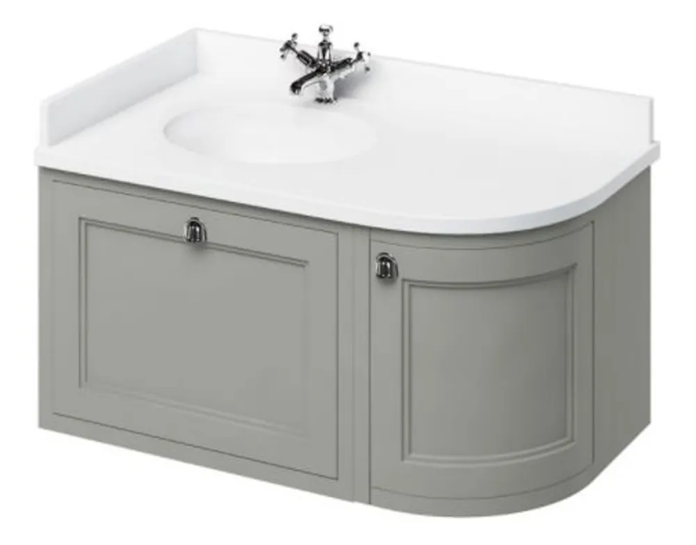 Top-Seller Casa Padrino hanging washing cabinet with marble top drawer and door - Luxury Washbasin