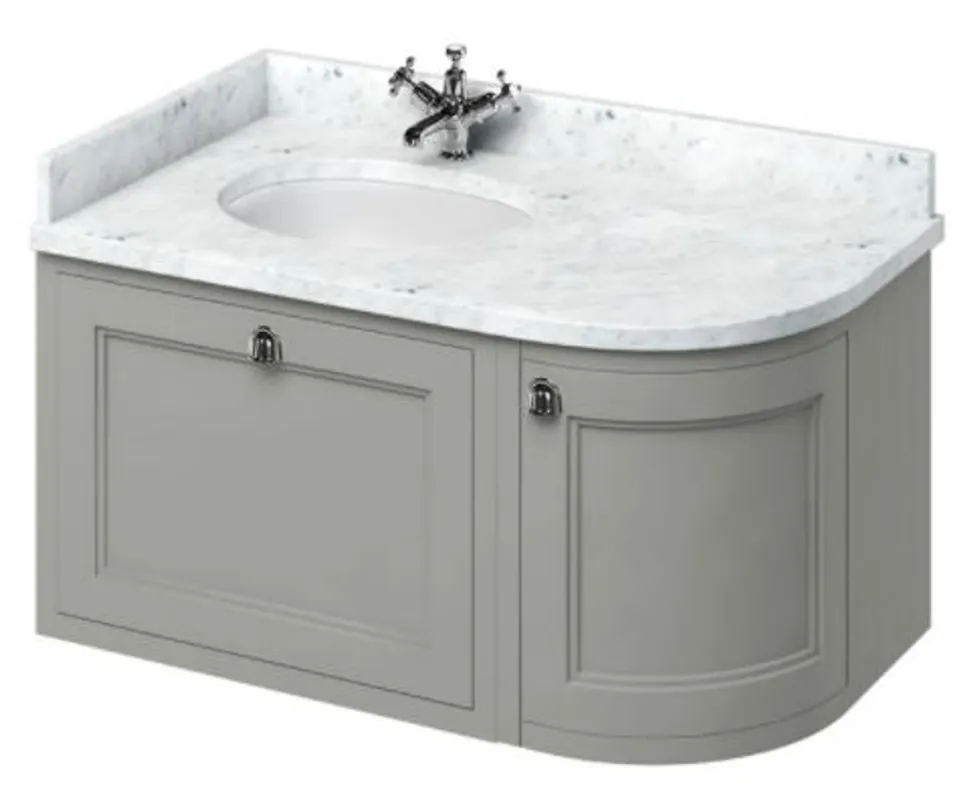 Casa Padrino hanging washing cabinet with marble top drawer and door - Limited Edition Markenprodukt