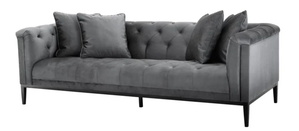 Meistverkauft Casa Padrino luxury sofa grey - living room furniture