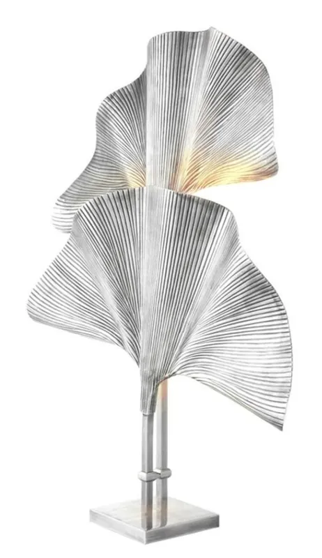 Casa Padrino table light silver 67 x H. 91 cm - Luxury table lamp Rabatt