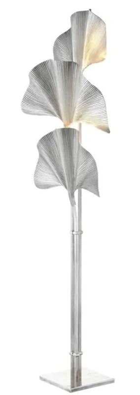 Casa Padrino floor light silver 80 x H. 197 cm - Luxury floor lamp Saisonangebot