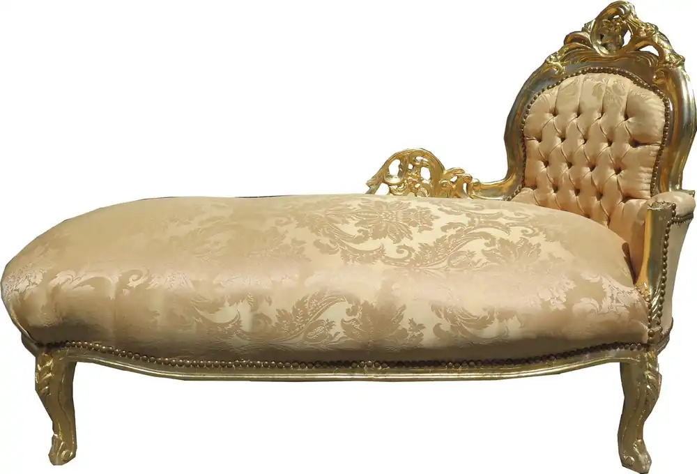 Casa Padrino Baroque chaise longue gold pattern / gold Mod2 baroque furniture Jetzt Kaufen