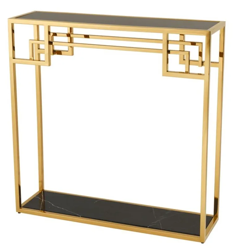 Casa Padrino Art Deco luxury console table gold - design hotel furniture Günstig