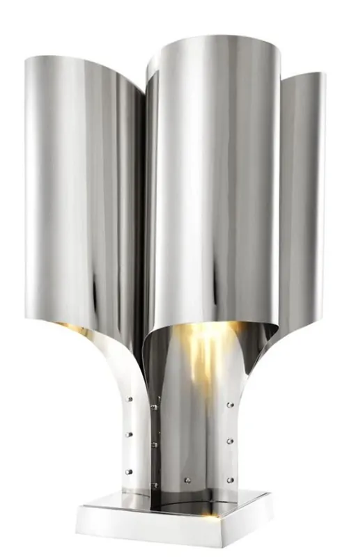 Casa Padrino table light silver 46 x 46 x H. 82.5 cm - Luxury table lamp Beliebt