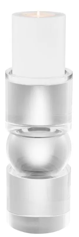 Abverkauf Casa Padrino luxury crystal glass candle holder 12,5 x H. 30 cm - hotel decoration
