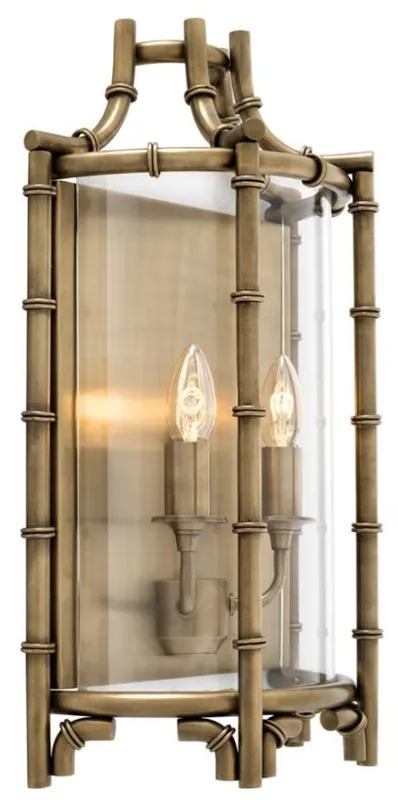 Neue Ware Casa Padrino luxury wall light antique brass 30,5 x 15 x H. 52,5 cm - limited edition