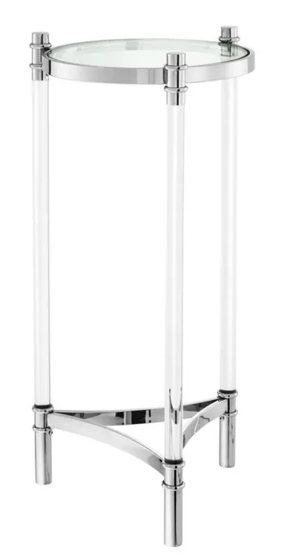 Casa Padrino designer side table silver 41 x H. 90,5 cm - luxury side table Billig