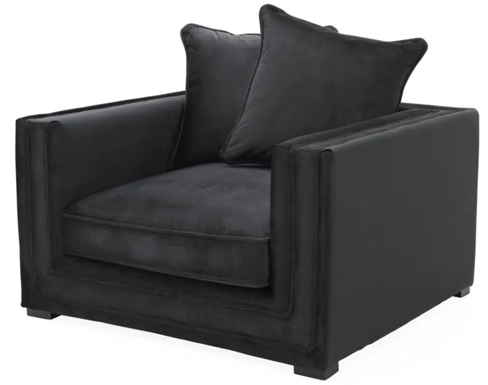 Casa Padrino designer hotel armchair black - luxury collection Jetzt Kaufen