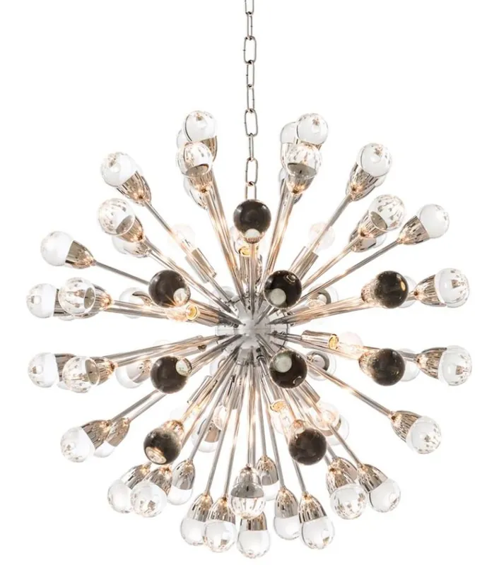 Kracherpreis Casa Padrino luxury designer chandelier silver diameter 75 cm - limited edition