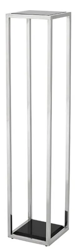 Schneller Versand Casa Padrino luxury side table silver 25 x 25 x H. 120 cm - designer table furniture