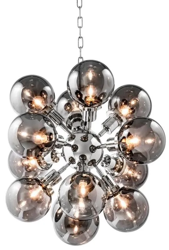 Preis Gesenkt Casa Padrino luxury designer chandelier with smoked glass 73 x H. 60 cm - limited edition