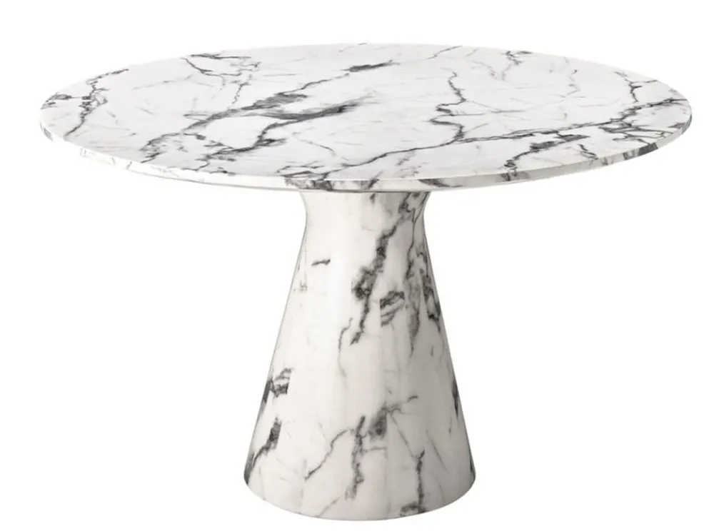 Neuheit Casa Padrino designer dining table white 119,5 x H. 75 cm - luxury edition