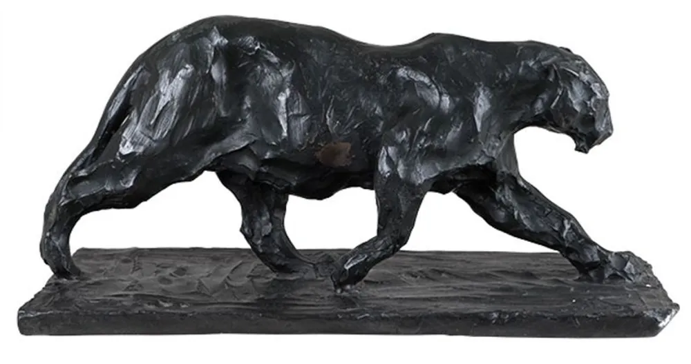Knallerangebot Casa Padrino designer bronze figure jaguar 47 x 22 x H. 23 cm - noble & ornate